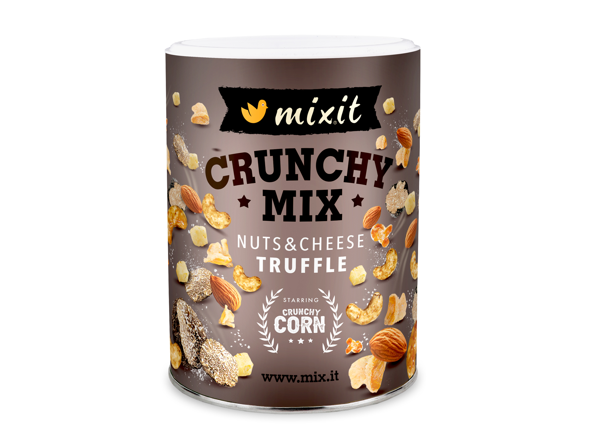 Mixit Crunchy mix sýr, crunchy corn a oříšky s lanýžem 300 g