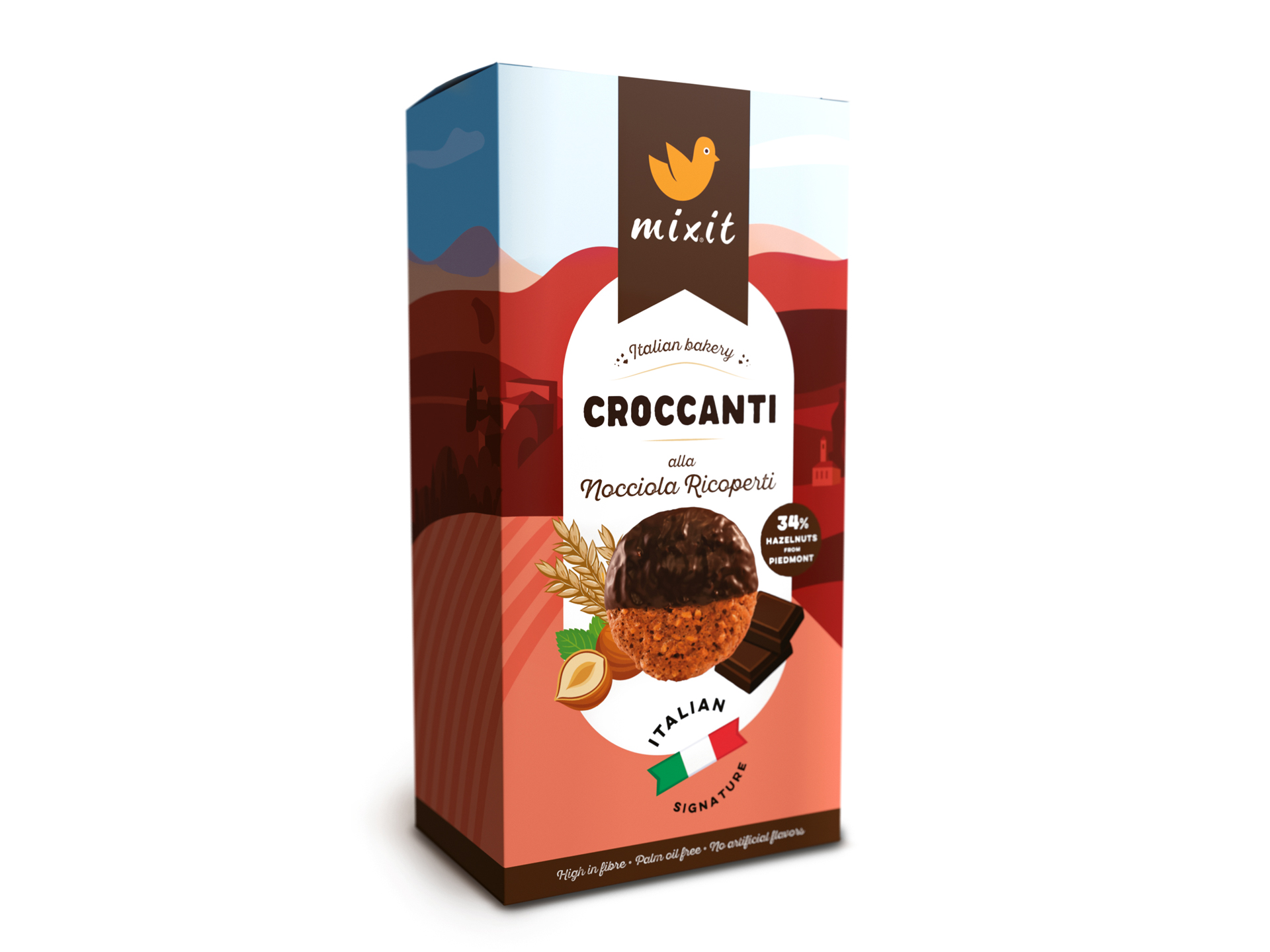 Mixit Italian Bakery Croccanti Nocciola sušenky 150 g