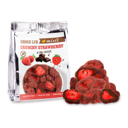 MIXIT Křupavé jahody v čokoládě do kapsy 60 g