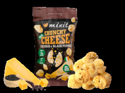 MIXIT Křupavý sýr do kapsy - Irský cheddar & černý pepř 20 g