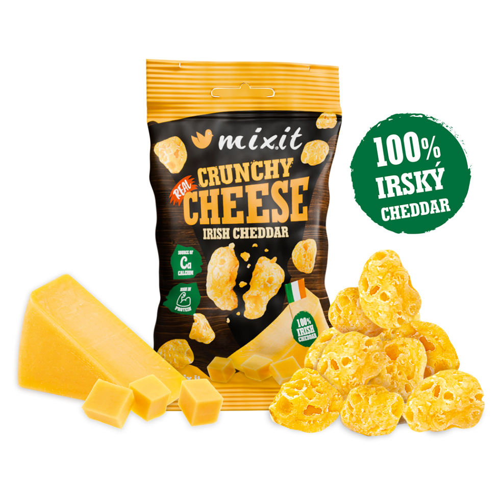 MIXIT Křupavý sýr do kapsy irský cheddar 20 g