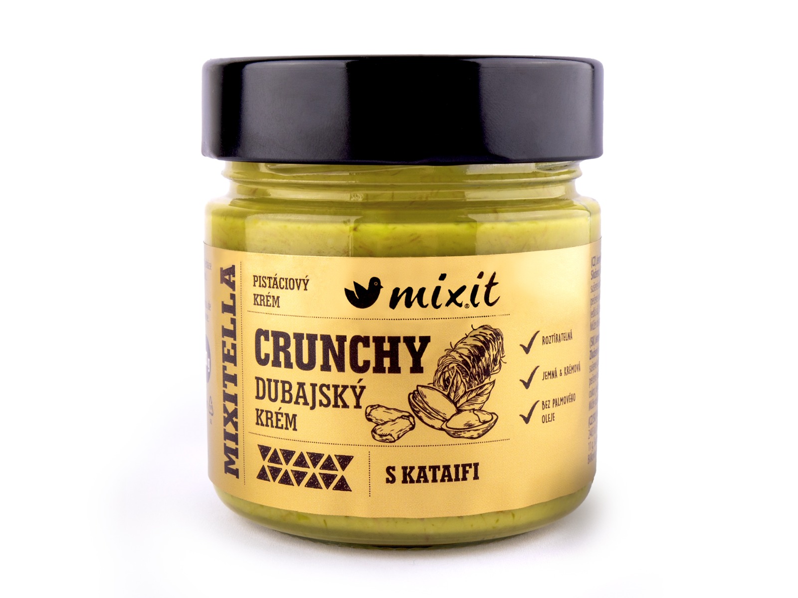 Mixit Mixitella Křupavý dubajský krém s kataifi 220 g