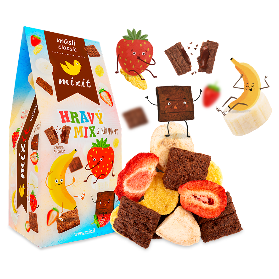 MIXIT Müsli classic hravý mix 300 g