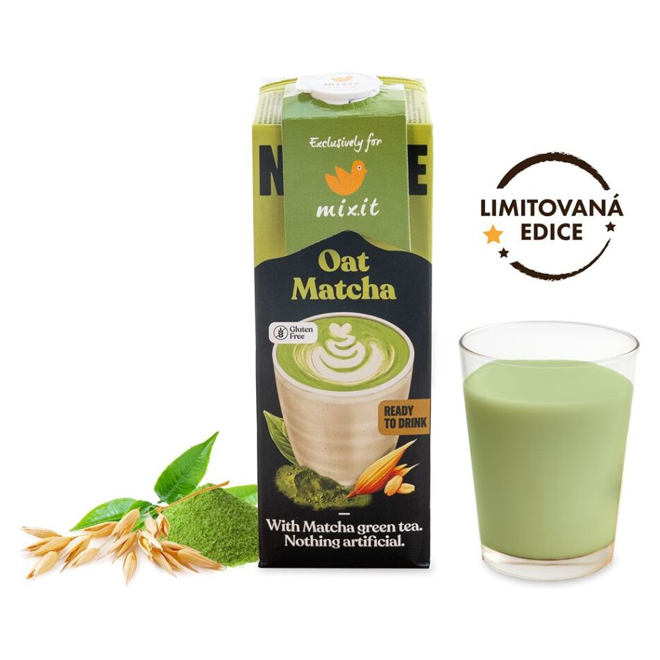 MIXIT Ovesný nápoj matcha 1000 ml