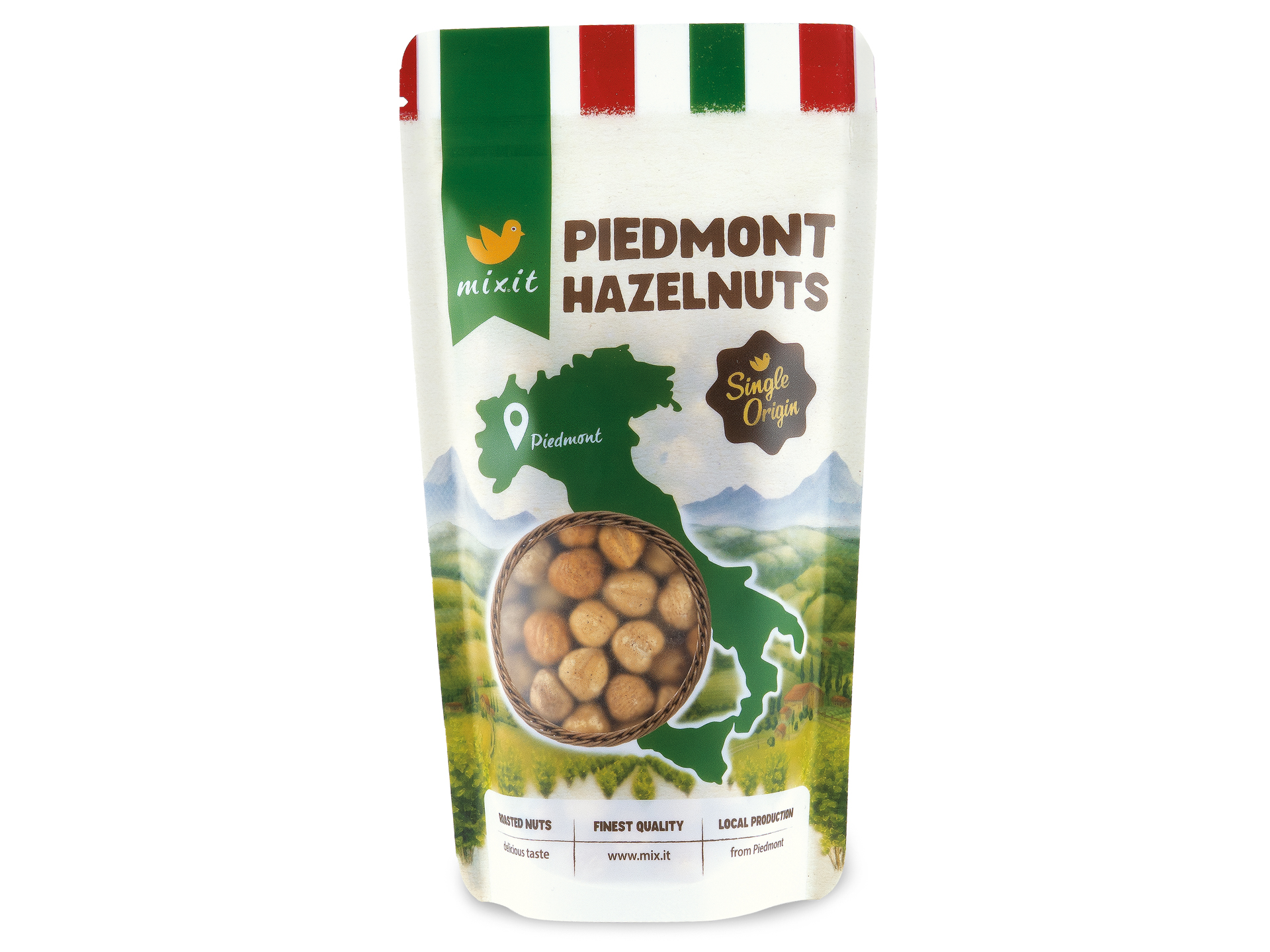 Mixit Single Origin Lískové ořechy z Piemontu 200 g