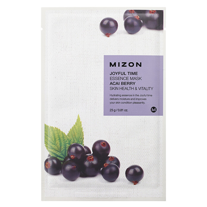 MIZON Joyful Time Plátýnková 3D maska s Acai Berry 23 g
