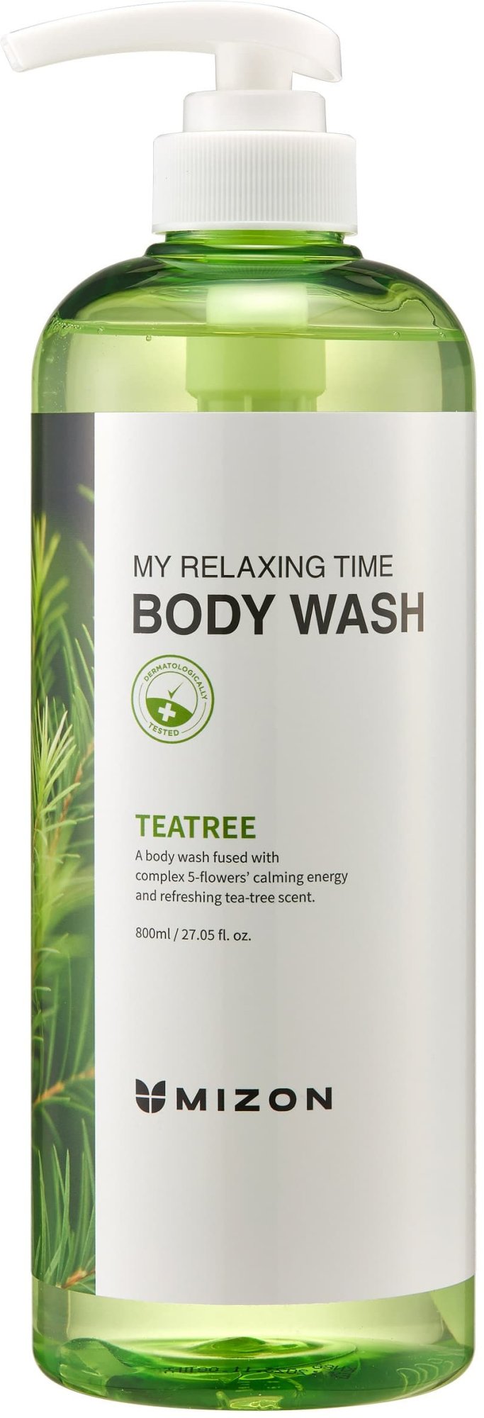 MIZON My Relaxing Time Body Wash Tea tree sprchový gel 800 ml