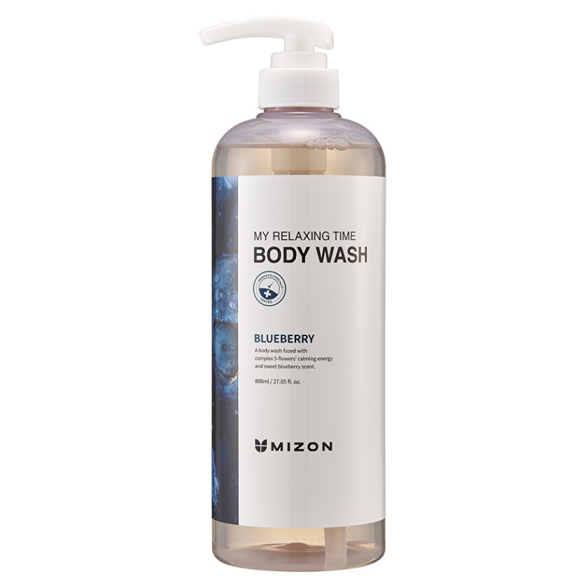 MIZON My Relaxing Time Sprchový gel  Lahodná borůvka 800 ml