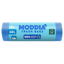 MODDIA Odpadkové pytle zavazovací 18 x 60 l