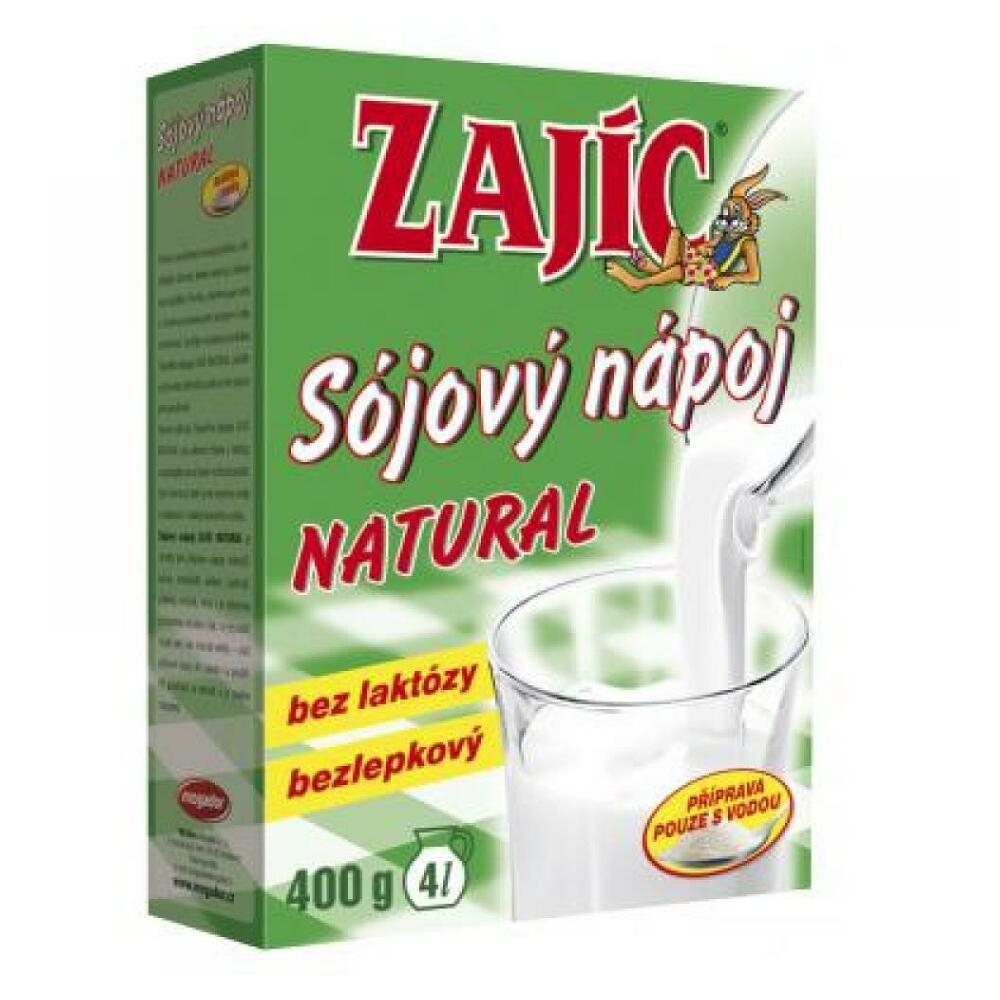 MOGADOR Sójový nápoj Zajíc natural 400 g