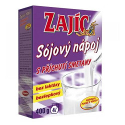 MOGADOR Sójový nápoj Zajíc s příchutí smetany v papírové krabičce 400 g