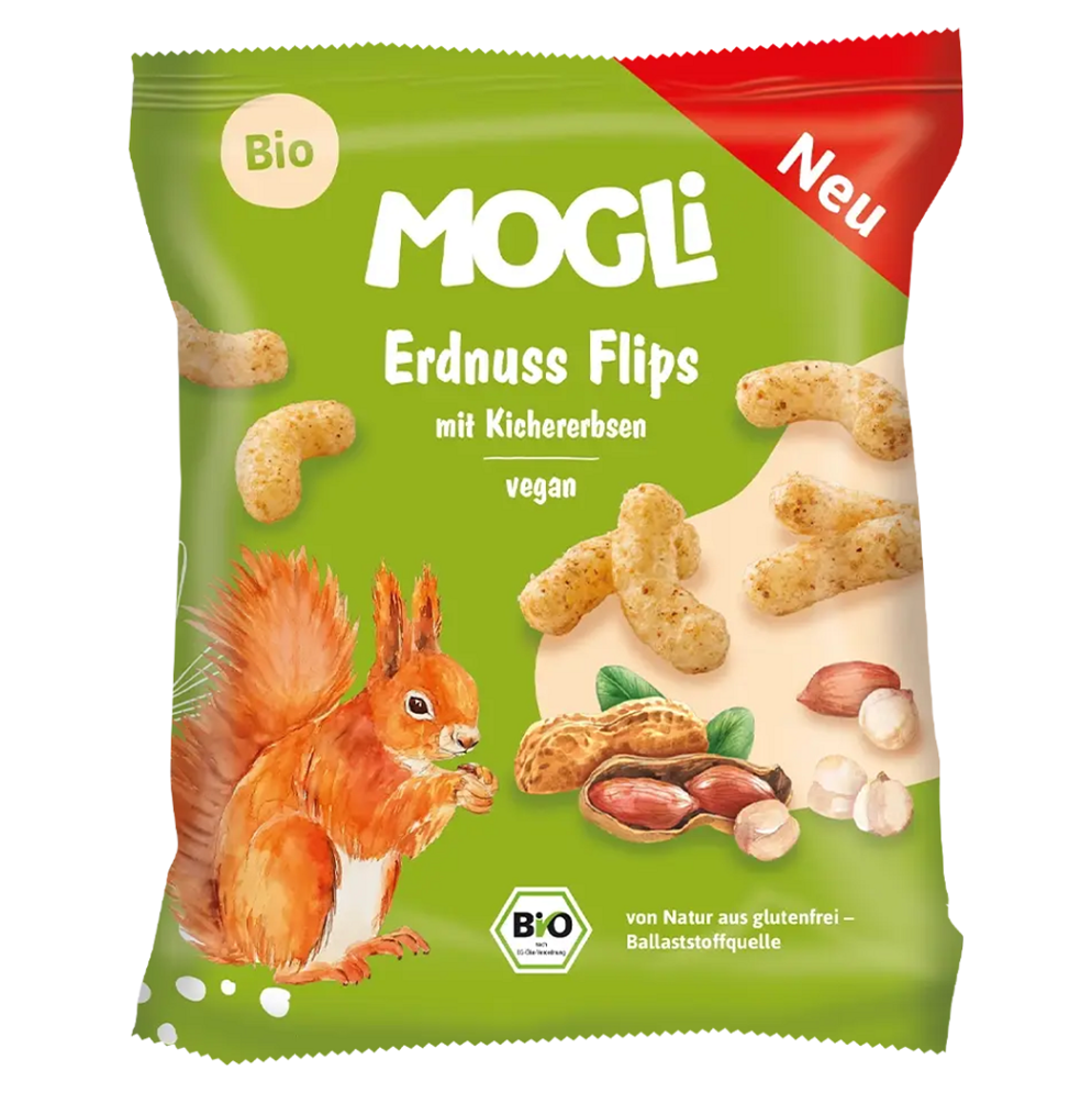 MOGLI Arašídové křupky 3r+ BIO 30 g