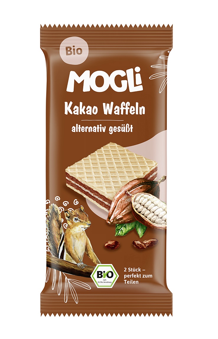 MOGLi BIO Kakaové oplatky 15 g