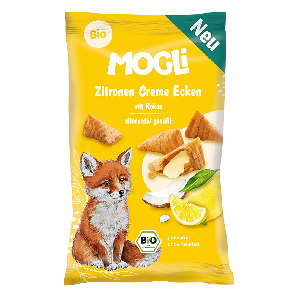 MOGLI Plněné citrónové taštičky BIO 30 g