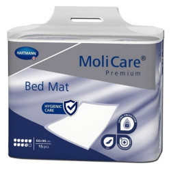 MOLICARE Bed Mat Inkontinenční podložka 9 kapek 60 x 90 cm 15 kusů