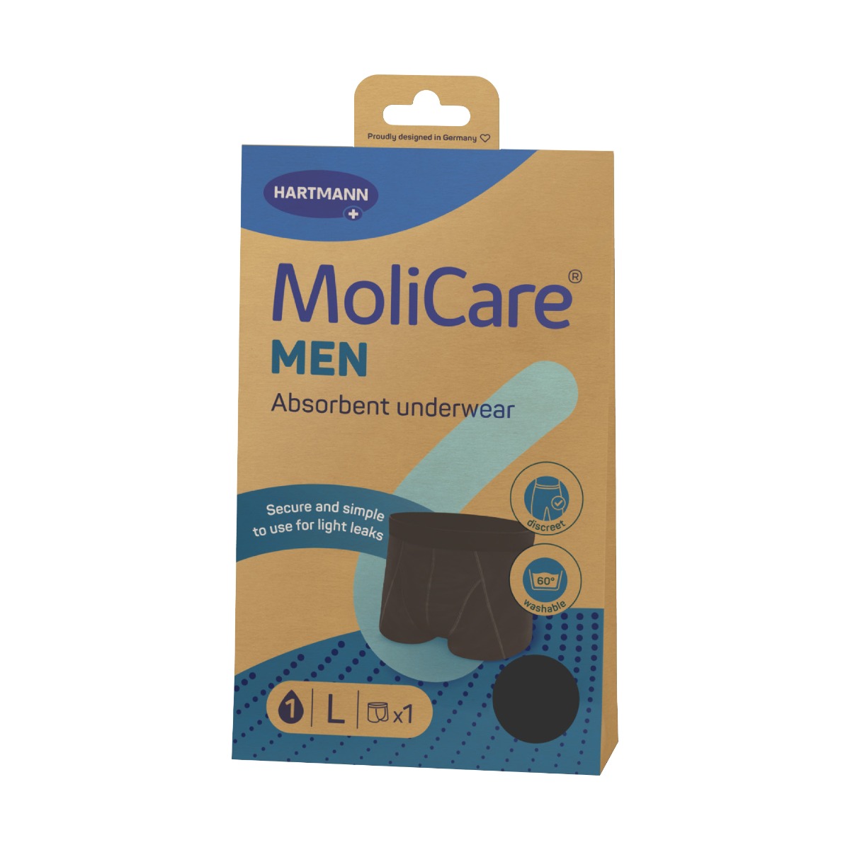 MoliCare MEN absorpční prádlo vel. L 1 ks