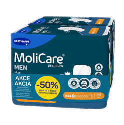MOLICARE Men inkontinenční vložky 4 kapky DUOPACK 2 x 14 kusů
