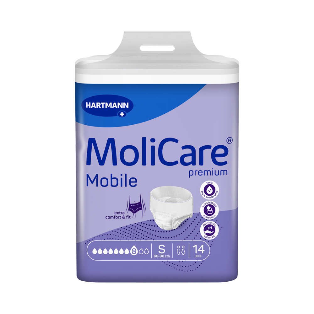 MoliCare Mobile 8 kapek vel. S inkontinenční kalhotky 14 ks