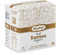 MonPeri Bamboo M 5-9 kg dětské plenky 21 ks