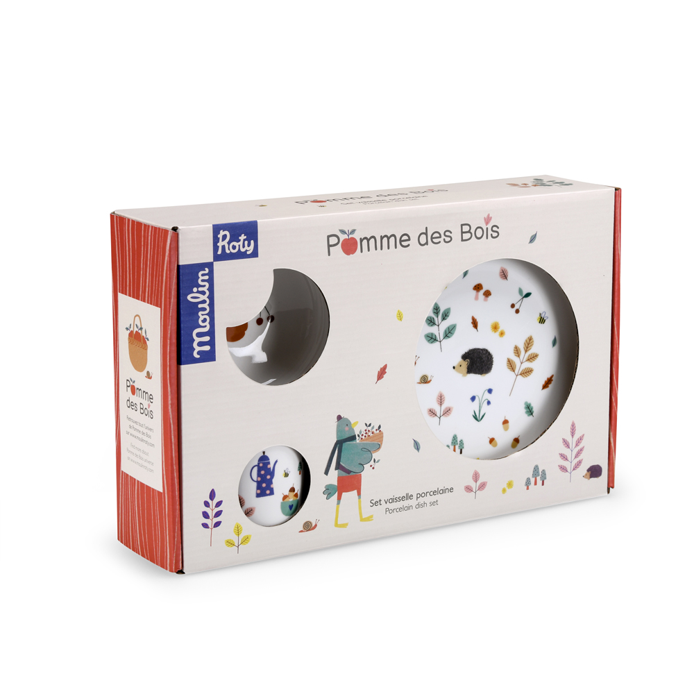 Moulin Roty Porcelánový set Pomme des Bois