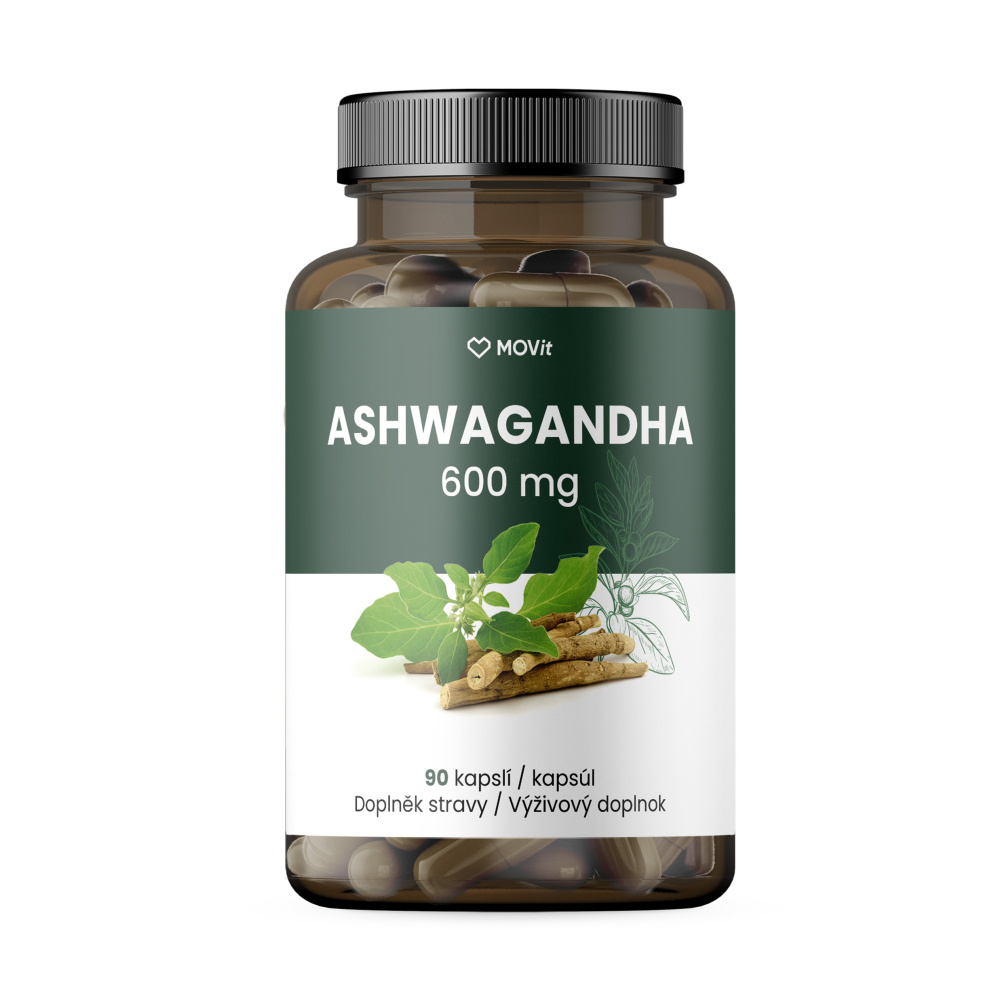 MOVit Energy Ashwagandha 600 mg 90 kapslí