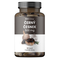 MOVIT ENERGY Černý Česnek 500 mg 90 kapslí