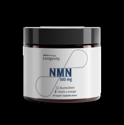 MOVIT ENERGY LONGEVITY - NMN 500 mg, Nikotinamid mononukleotid, 60 kapslí