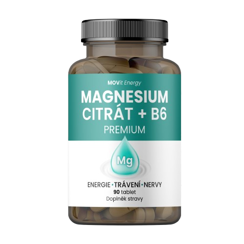 MOVIT ENERGY Magnesium Citrát 100 mg + B6 90 tablet