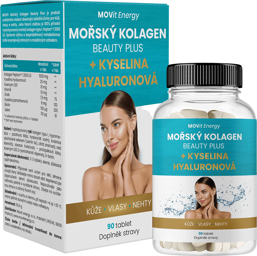 MOVIT ENERGY Mořský Kolagen Beauty Plus 90 tablet