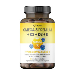MOVIT ENERGY Omega 3 premium + K2 + D3 + E 90 tobolek