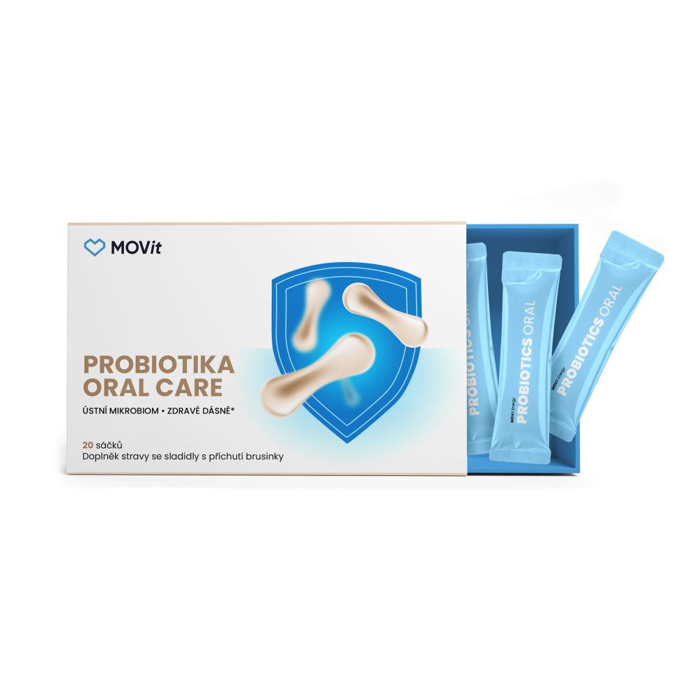MOVit Energy Probiotika ORAL CARE sáčky 20x1,8 g