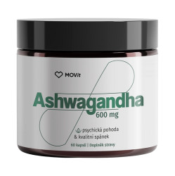 MOVIT LONGEVITY  Ashwagandha 600 mg  60 kapslí