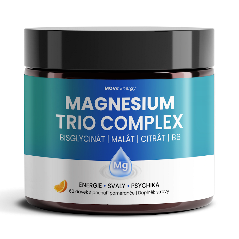 MOVIT Magnesium Trio Complex Drink pomeranč 60 dávek