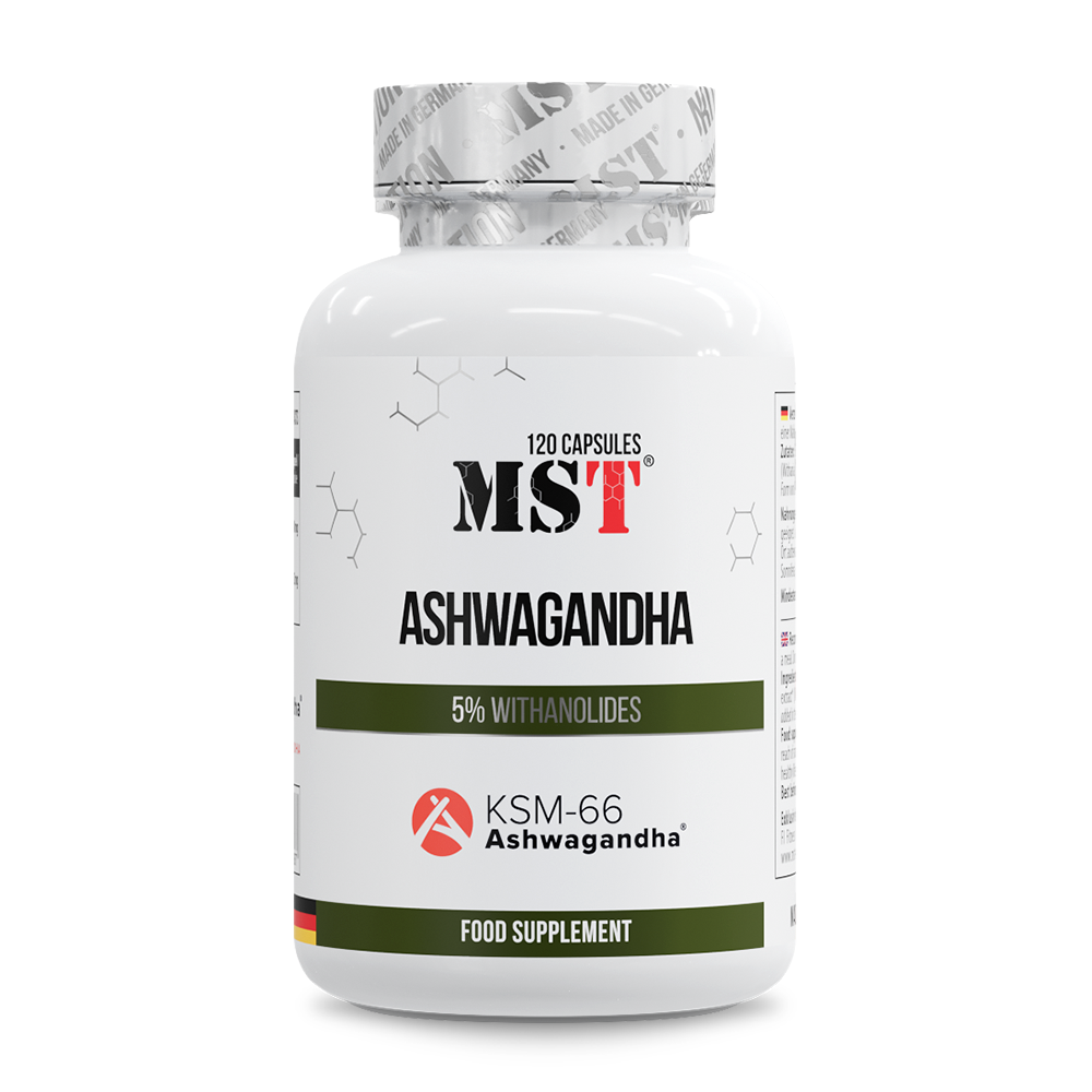 MST Nutrition Ashwagandha KSM-66 120 cps