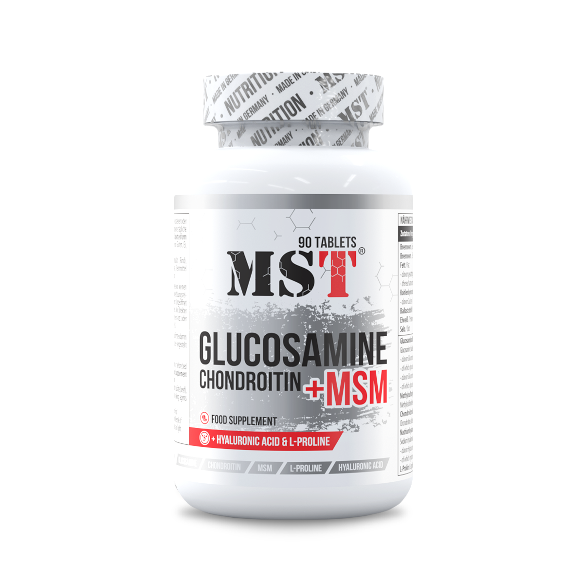 MST Nutrition Glucosamine + Chondroitin + MSM 90 tbl