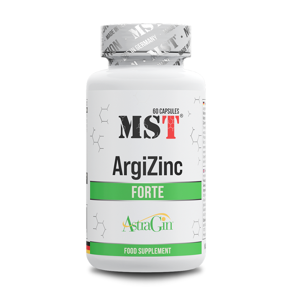 MST Nutrition Zinek, arginin • ArgiZinc Forte 60 cps