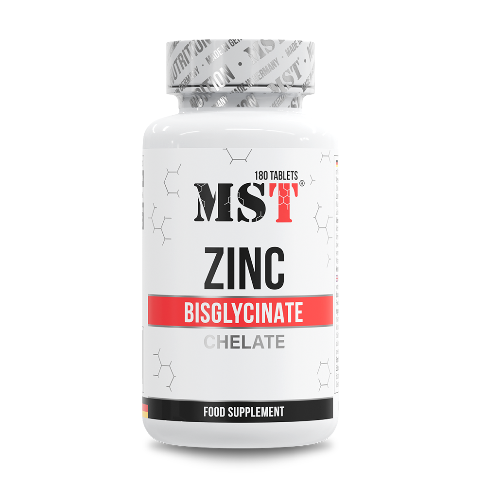 MST Nutrition Zinek • Zinc Bisglycinate Chelate 90 tbl