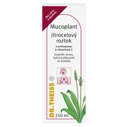 MUCOPLANT Jitrocelový sirup s echinaceou a vitaminem C 250 ml