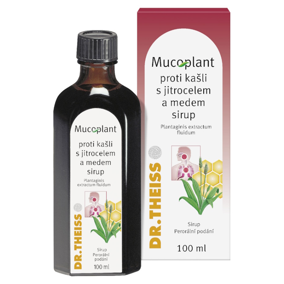 MUCOPLANT Jitrocelový sirup s medem 100 ml
