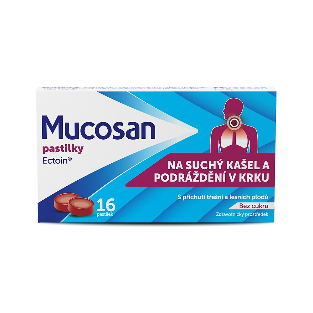 MUCOSAN Pastilky 16 kusů
