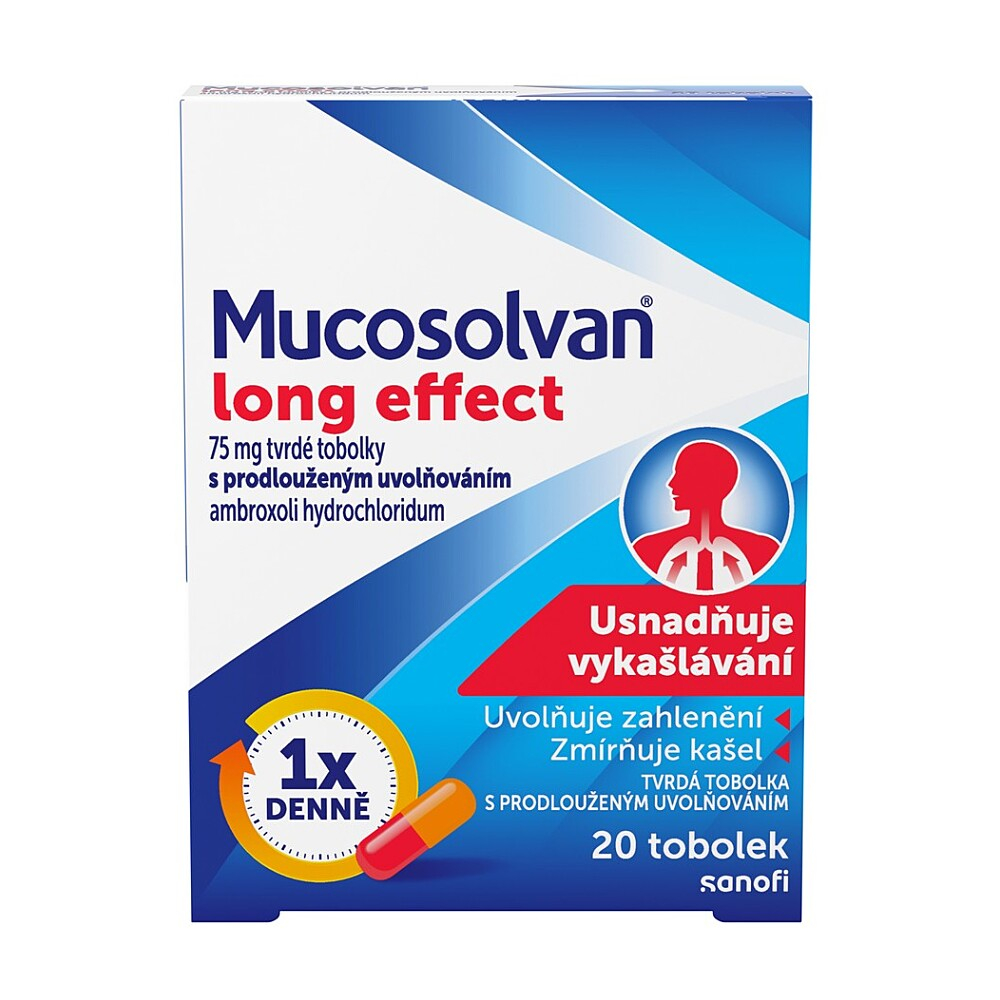 MUCOSOLVAN Long effect  75 mg 20 tobolek