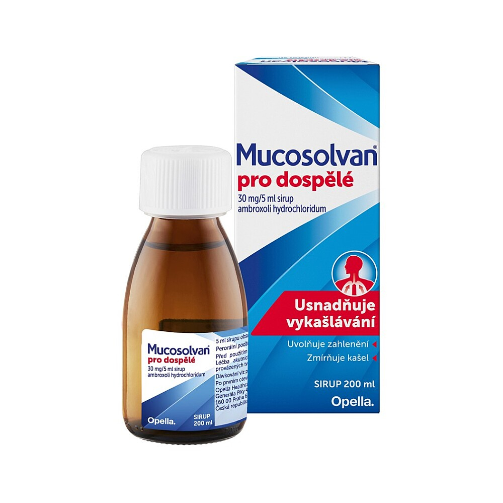 MUCOSOLVAN Sirup pro dospělé 200 ml