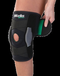 MUELLER ® Green, Adjustable Hinged Knee Brace, ortéza na koleno, uni