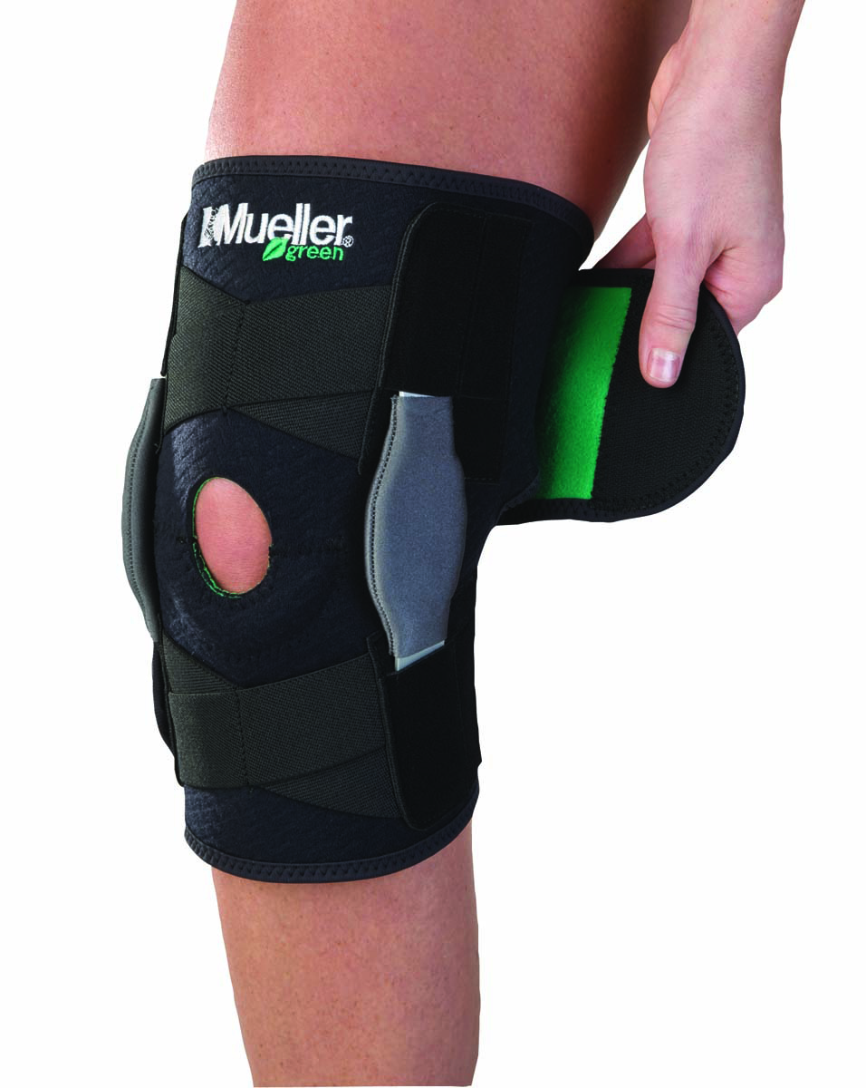 Mueller Green Adjustable Hinged Knee Brace, ortéza na koleno, uni