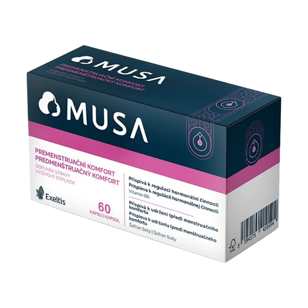 MUSA Premenstruační komfort 60 kapslí