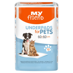 MY FRIEND Hygienické podložky pro domácí zvířata 60x60 cm 10 ks