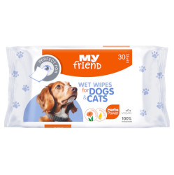 MY FRIEND vlhčené ubrousky na oči pro psy a kočky 30 ks