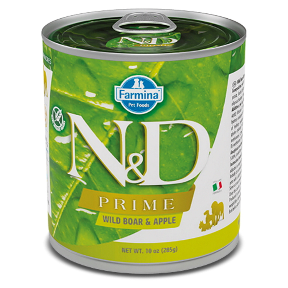 N&D Prime Boar & Apple Adult pro dospělé psy 285 g