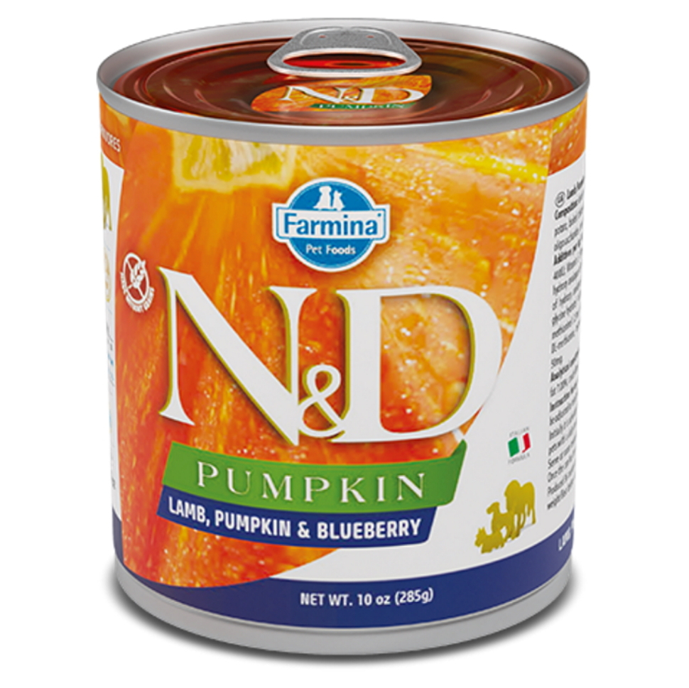 N&D Pumpkin Lamb & Blueberry Adult pro dospělé psy 285 g