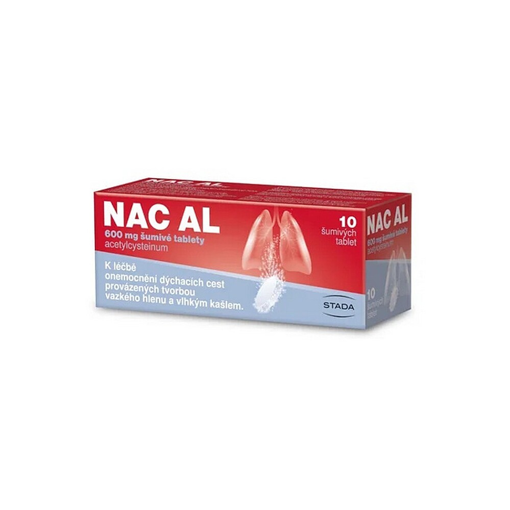 NAC AL 600 mg šumivé tablety 10 kusů